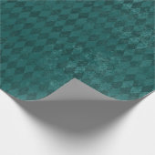 Blue Distressed Harlequin Cadeaupapier (Hoek)