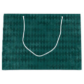 Blue Distressed Harlequin Groot Cadeauzakje (Voorkant)