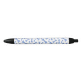 Blue Dog Botten Delicate Cute Puppies Dierenvriend Zwarte Inkt Pen (Voorkant)