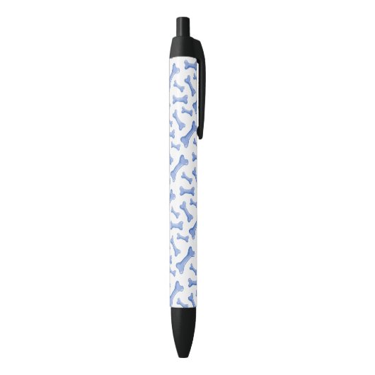 Blue Dog Botten Delicate Cute Puppies Dierenvriend Zwarte Inkt Pen (Achterkant (Verticaal))