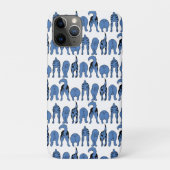 Blue Dog Butts Pattern Case-Mate iPhone Case (Achterkant)