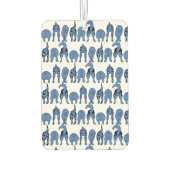 Blue Dog Butts Pattern Luchtverfrisser (Achterkant)