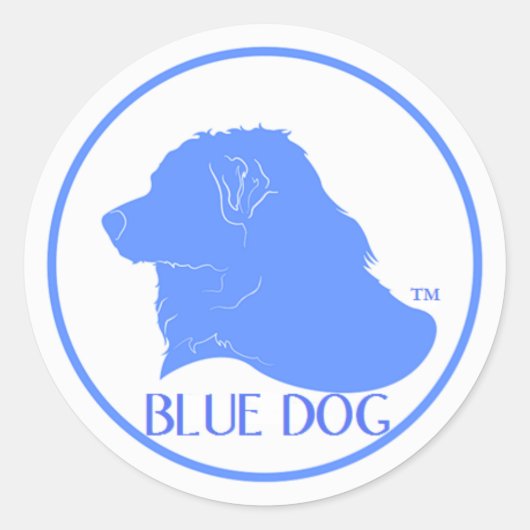 Blue Dog Democrat Sticker (Voorkant)