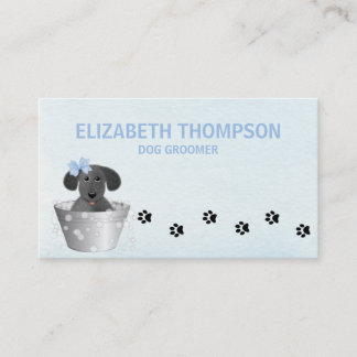 Blue Dog Grooming Dog Spa Afsprakenkaartje