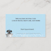 Blue Dog Grooming Dog Spa Appointcard Afsprakenkaartje (Achterkant)