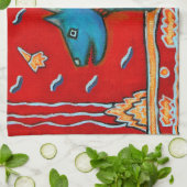 Blue Dog Kitchen Towel Theedoek (Gevouwen)