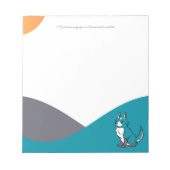 Blue Dog Notepad Notitieblok (Voorkant)