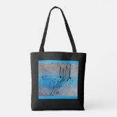 Blue Dog. Tote Bag (Achterkant)
