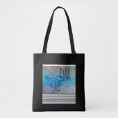 Blue Dog Tote Bag (Voorkant)