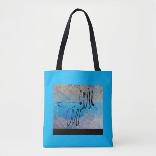 Blue Dog.  Tote Bag (Voorkant)