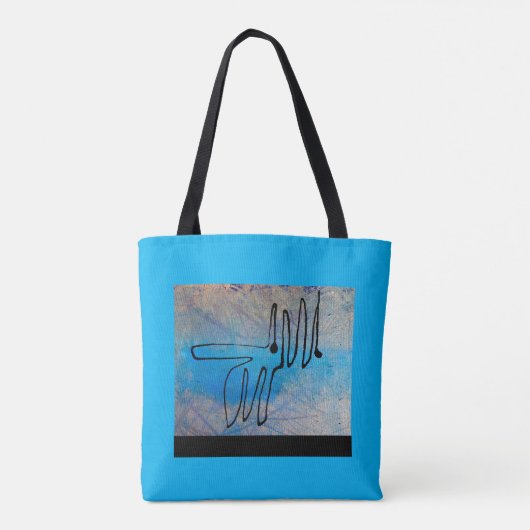 Blue Dog.  Tote Bag (Achterkant)