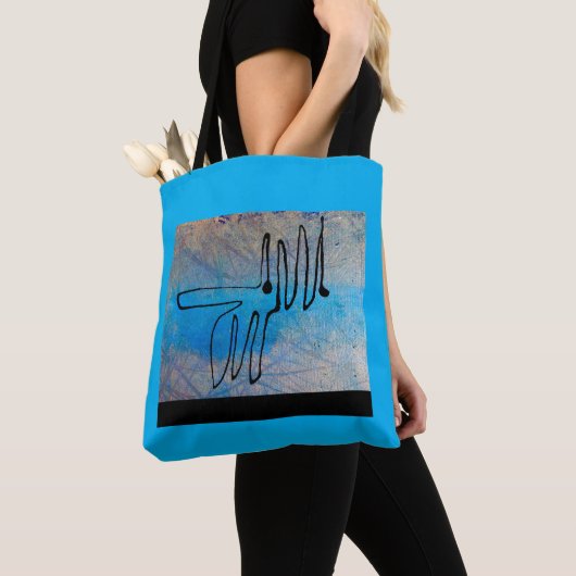Blue Dog.  Tote Bag (Dichtbij)