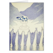 Blue Dog Worship Card (Voorkant)
