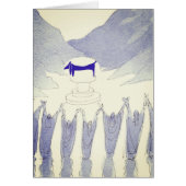 Blue Dog Worship Card (Voorkant)
