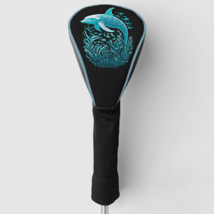 Blue Dolphin Art Golfheadcover