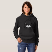 blue Dolphin Costume Lazy Halloween Carnival Disgu Hoodie (Voorkant volledig)