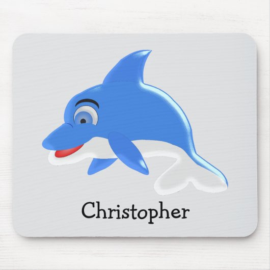 Blue Dolphin Design Muismat (Voorkant)
