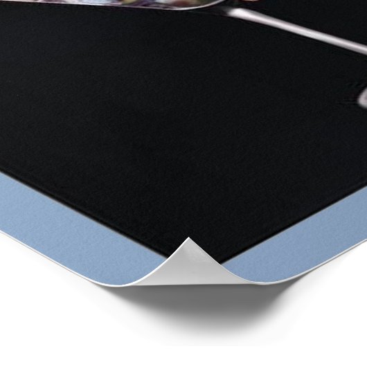 Blue Dolphin Martini Poster (Hoek)