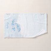 Blue Dolphin Personalized Bath Towel Set Bad Handdoek (Handdoek)