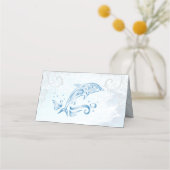 Blue Dolphin Reception Place Card Plaatskaartje (Achterkant)