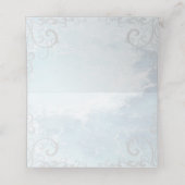 Blue Dolphin Reception Place Card Plaatskaartje (Binnenkant ongevouwen)