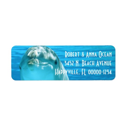 Blue Dolphin Return Label (Voorkant)