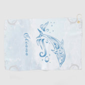 Blue Dolphin Specialized Golf Towel Golfhanddoek (Horizontaal)