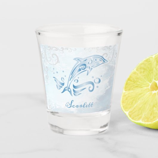 Blue Dolphin Specialized Shot Glass Shot Glas (Voorkant)