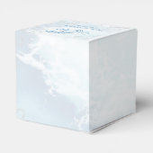 Blue Dolphin Wedding Favor Box Bedankdoosjes (Achterkant)