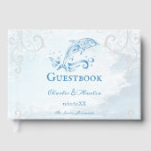 Blue Dolphin Wedding Guestbook Gastenboek (Voorkant)