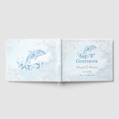 Blue Dolphin Wedding Guestbook Gastenboek (Volledig)