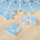 Blue Dolphins Mandala Legpuzzel (Zijkant)