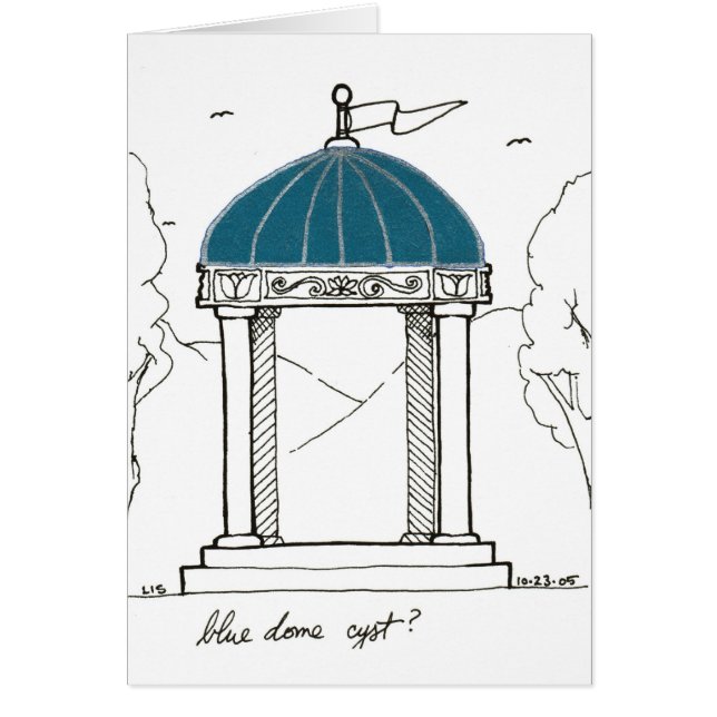 Blue Dome-kaart (Voorkant)