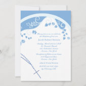 Blue Dome Religieuze Uitnodiging (Voorkant)