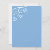 Blue Dome Religieuze Uitnodiging (Achterkant)