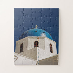 Blue dome, Santorini, Griekenland 30-pc Legpuzzel
