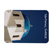 Blue dome, Santorini, Griekenland Magneet (Horizontaal)