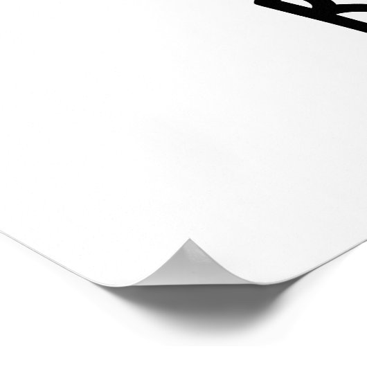 Blue-don Funny Udon Pun Poster (Hoek)