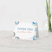 Blue Donut Bab Sprinkle Flat Dank u kaart (Voorkant)