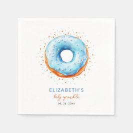 Blue Donut Baby Sprinkle Servet