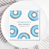 Blue Donut Baby Sprinkle Servet