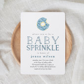 Blue Donut Sprinkles | Uitnodiging voor Baby Sprin