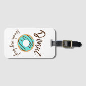 Blue Donut Touch Mijn Tas Bagagelabel (Voorkant (horizontaal))
