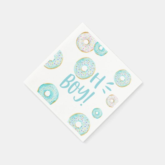 Blue Donuts Baby Sprinkle Servet (Hoek)