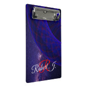 Blue Donuts In Outer Space Mini Clipboard Mini Klembord (Schuin)