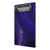 Blue Donuts In Outer Space Mini Clipboard Mini Klembord (Angled2)