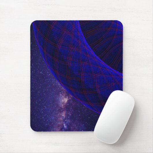 Blue Donuts In Outer Space Mouse Pad Muismat (Met muis)