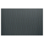 Blue Doodle Heart Patroon Stof (Yard (91,4 cm))