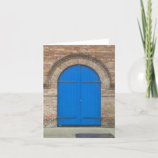 Blue Door Note-Kaart Kaart
