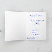 Blue Door Wenskaart (Binnen)